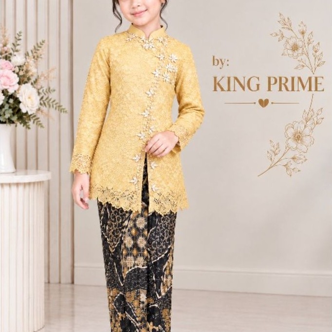 Setelan Baju Wisuda Anak model Janggan payet Terbaru - kebaya Perpisahan anak TK - kebaya Wisuda per
