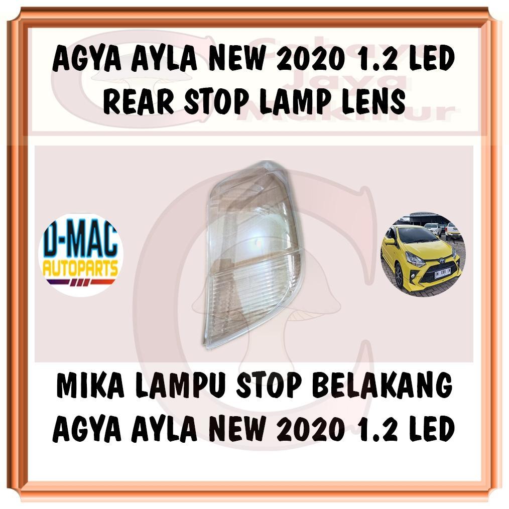 PCS Mika Kaca Lampu Stop Lamp Rem Sein Sen Belakang Toyota Agya Daihatsu Ayla 1.2 1200cc 2020 2021 2