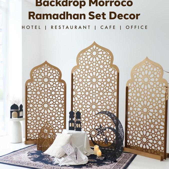 Hawk Backdrop Ramadhan Morocco | Dekorasi Lebaran Islamic