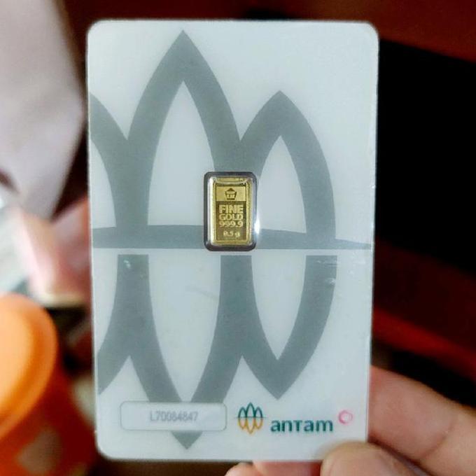 Terlaris Emas Antam 0.5 Gram Asli Certieye Murni 0,5 Gr Certicard Red Mark Rm Original Butik Officia