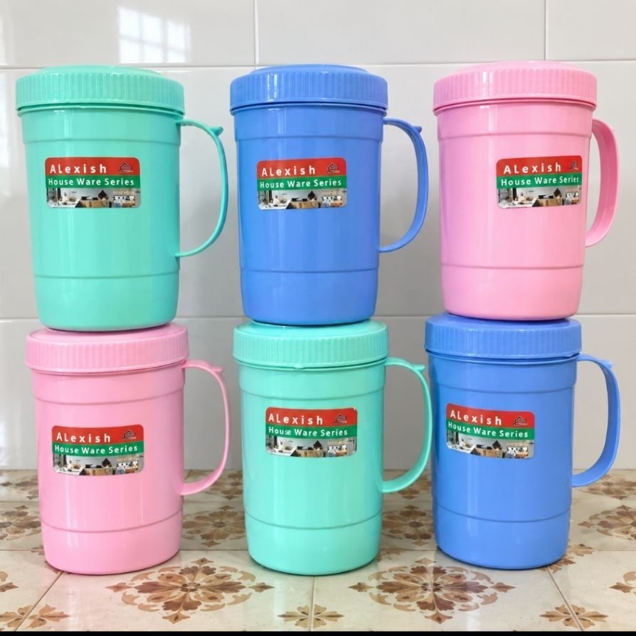 MUG / GELAS TUTUP / MUG PLASTIK TUTUP