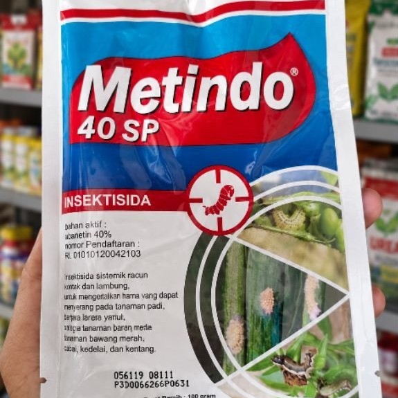 Metindo 40 SP 200 Gram - Insektisida Efektif untuk Mengendalikan Hama Tanaman - 100g, Metindo 40Sp