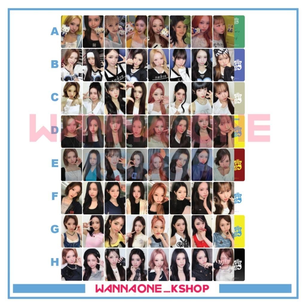 photocard hearts2hearts Heart Emoji lemon tang