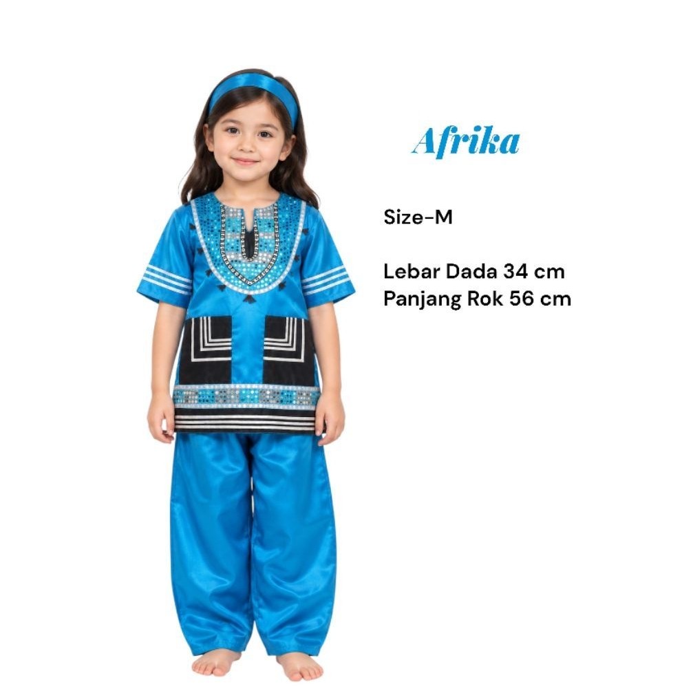 Afrika Size M Baju Negara Benua Afrika