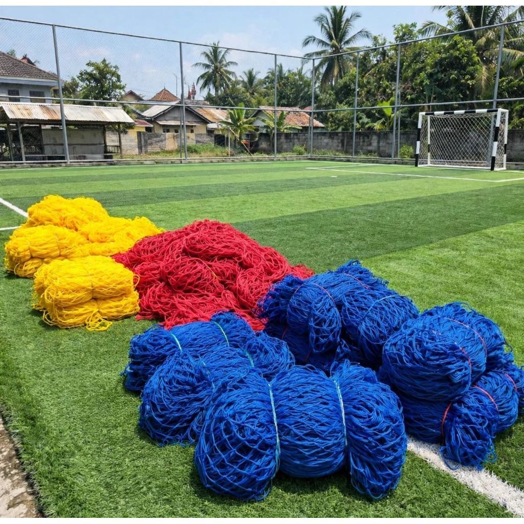 jaring lapangan MINI SOCCER,FUTSAL,VOLY,tali ketebalan 3mm-GRATIS ONGKIR SELURUH INDONESIA