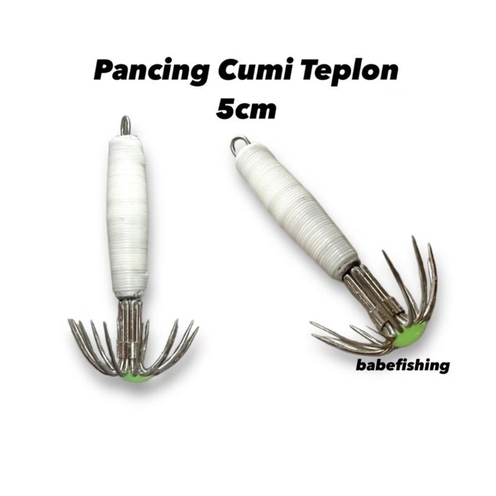 Pancing Cumi Timah Teplon Kecil 5cm