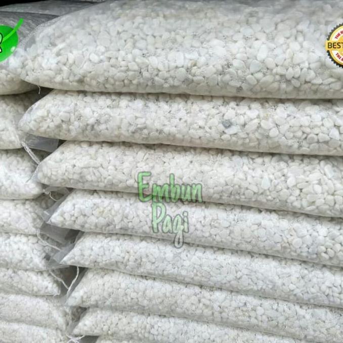 G24I- Batu Koral Putih Italy Import 10Kg Via Cago