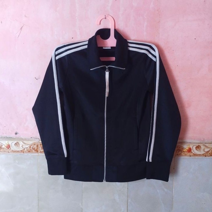 JAKET TRACKTOP ADIDAS WANITA RETRO VINTAGE 100% ORIGINAL JD1036