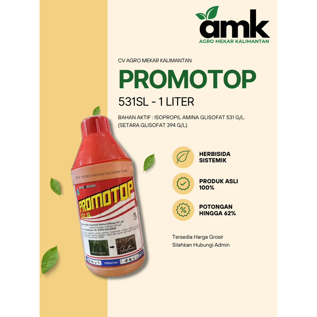 PROMOTOP Herbisida Sistemik 531SL 1 LITER