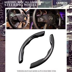 BEBAS ONGKIR - COVER STIR CARBON UNIVERSAL MERCEDES BMW TOYOTA JAZZ KARBON HONDA C E