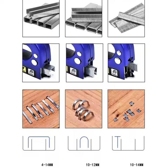 

Staples Tembak Tracker Gun Stapler 3 In 1 Alat Jepretan Cekrekan Jok Motor Sofa Kayu Kardus Allshop