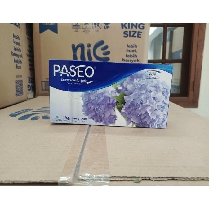 Tissue Paseo elegant facial box 200 sheets/Tisu wajah Paseo kotak 200s aSt