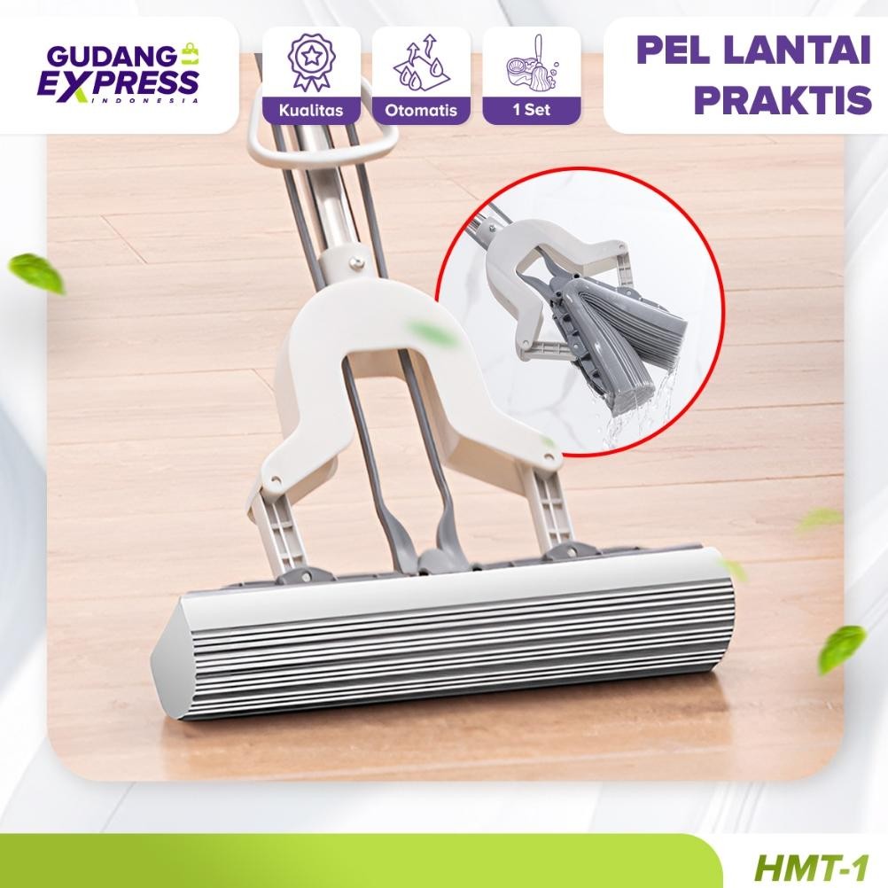GEI-Alat Pel Lantai Praktis Sponge Mop Alat Pel Karet Spons Sponge Mop Refill Karet aSt