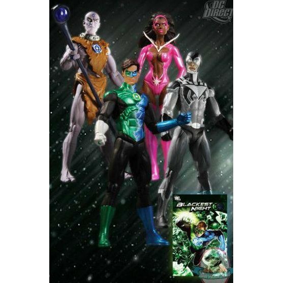 Dc Direct Green Lantern Blackest Night Action Figures Set
