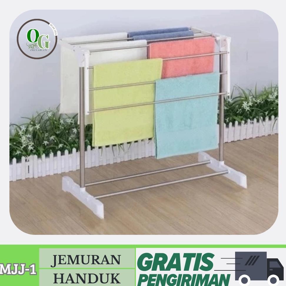 Jemuran Baju Stainless Jemuran Handuk Besi Jemuran Handuk Lipat Kokoh Dan Kuat aSt