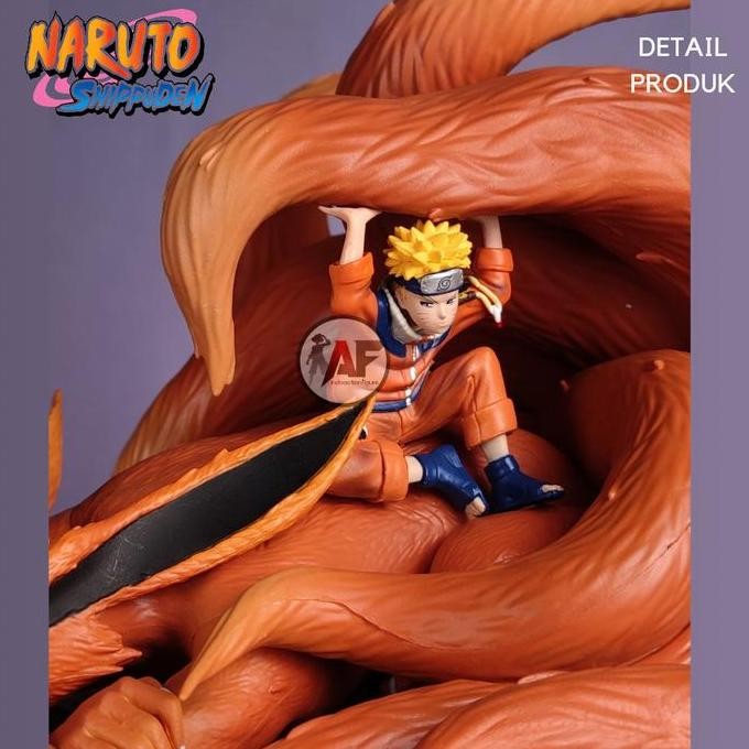 Statue Action Figure Uzumaki Naruto On Kurama Tsume Studio Design Recast