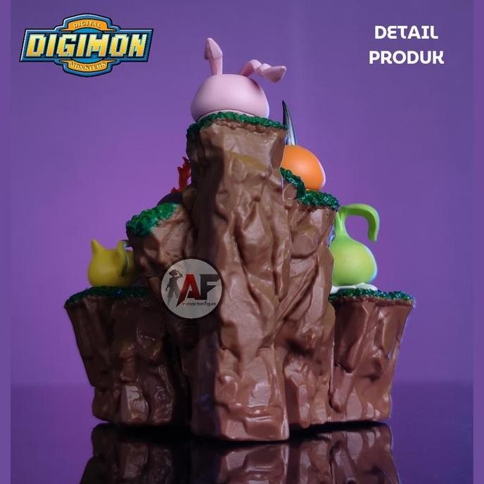 Statue Action Figure Digimon 8 Baby Digimon Diorama Set Design