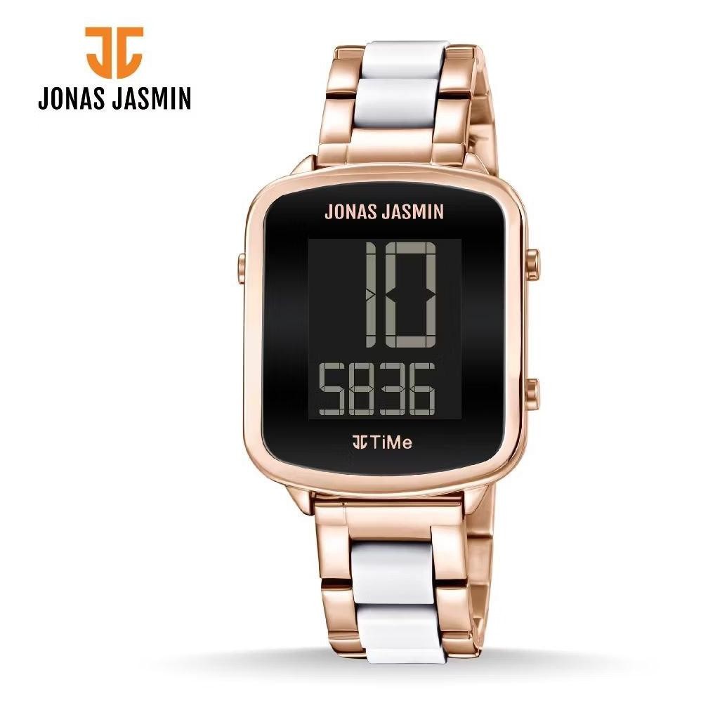 (Terbaru) JAM TANGAN WANITA ORIGINAL JONAS JASMIN JJ-2261 / JJ 2261 / 2261 DIGITAL ELEGAN TAHAN AIR 