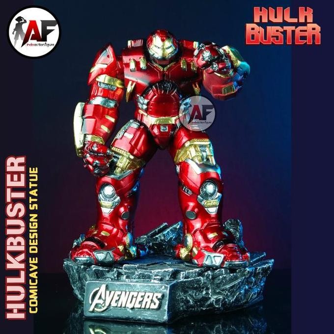 Statue Action Figure Avengers Hulkbuster Comicave 32Cm Design Recast
