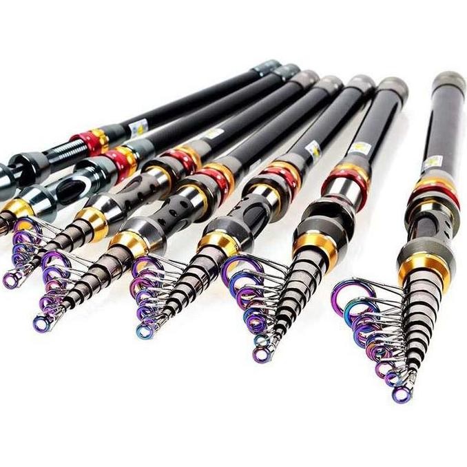 Fishing Antena Joran Walesan Pancing Ikan Carbon Fiber Teleskopik
