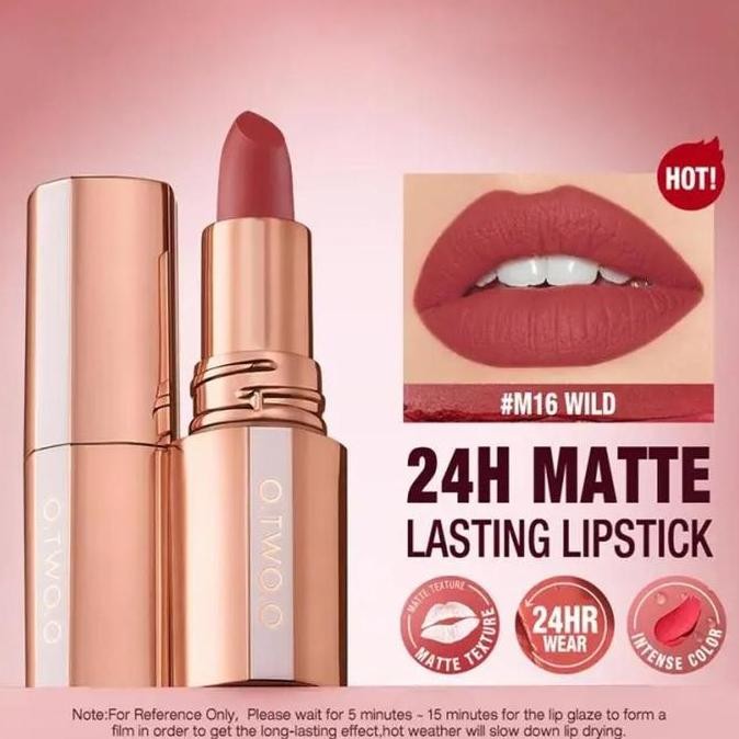 Promo O.TWO.O - Lipstik Matte Lipstik Matte Warna Lipstik Riasan COD