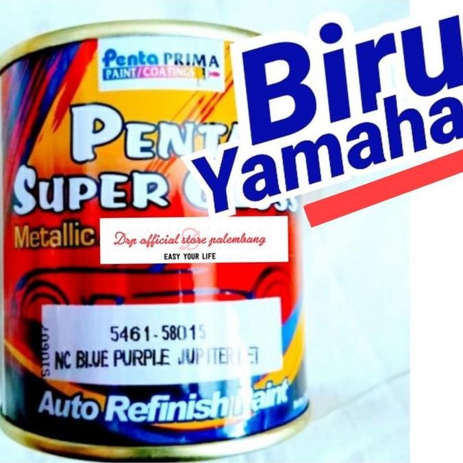 :<:<:<:<] Cat Biru Yamaha Penta Super Gloss NC Blue Purple Jupiter Met Metallic Metalik Metalic Cat 