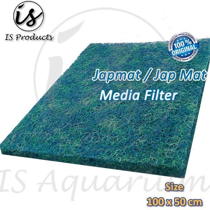 Promo Media Filter Japmat Jap Mat Ori 100 x 50 cm Kolam Koi Aquarium COD