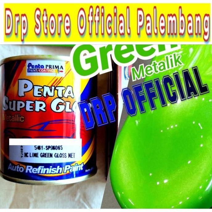(:(:(:(] Cat Penta NC Lime Green Gloss Met Hijau Metallic Ijo Metalik Metalic Gren Cat Mobil Motor S