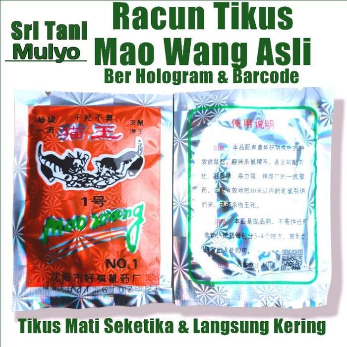Cod - Racun Tikus Mao Wang No 1 Asli - Paling Ampuh Tikus Langsung Mati Di