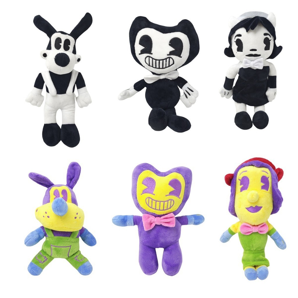 Mainan Plush Game Horor Bendy dan Mesin Tinta Boneka Plush Anjing Gadis Bendy WBSK
