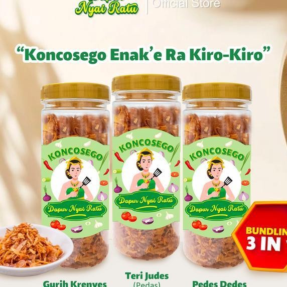 

Paket Koncosego 3 In 1 Bawang Goreng Dapur Nya1 Ratu