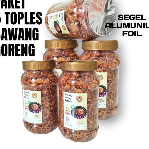 

Bawang Goreng Paket 5 Toples Tanpa Msg Tanpa Campuran Ubiketela Spices Bahan Rempah