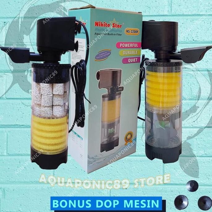 Promo Pompa Air Aquarium Celup Nikita Star NS 2200F Tanpa Kuras Akuarium Original Aksesoris Filter K