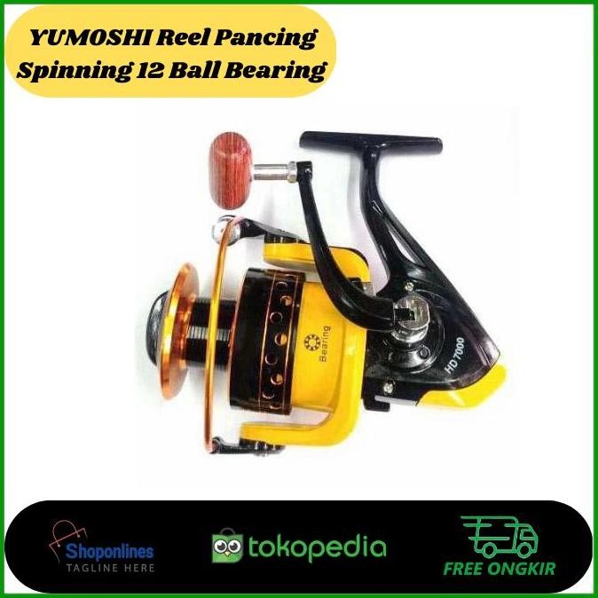 Reel Pancing YUMOSHI hHD7000 12 Ball Bearing