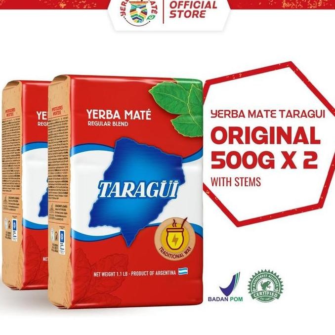

welcome to tahuan jaya Taragui Yerba Mate Original with stems 1 kg | Teh Botanikal Argentina