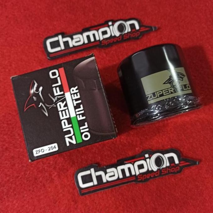 Ready Oil Filter Oli Mesin Zuper Flo ZFO-204 R25 MT25 MT-25 R6 R1 MT09 MT-09
