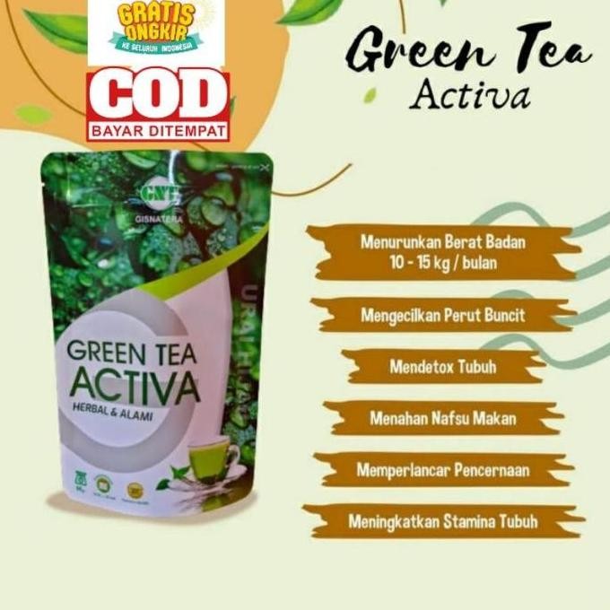 

welcome to tahuan jaya GREEN TEA ACTIVA Teh Urai Peluntur Lemak Kotor