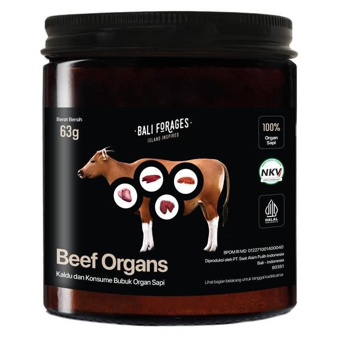 

Grass-Fed Organic Beef Organs (One Month's Supply) - Makanan Super