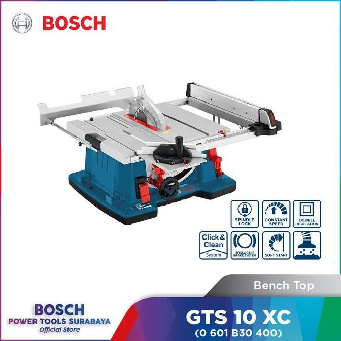 Table Saw 10" Bosch Gts 10 Xc Gergaji Meja