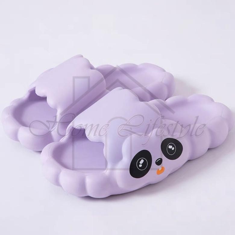Ct_C1077 Sandal Selop Wanita Cloud Panda / Sandal Jelly Import Anti Slip / Sandal Rumah Tebal Nyaman