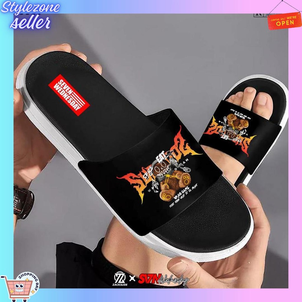 Sandal Selop Pria / Sandal Slop Style Supados 583 Sandal Slop Distro Sandal Terbaru Terlaris Cuci Gu