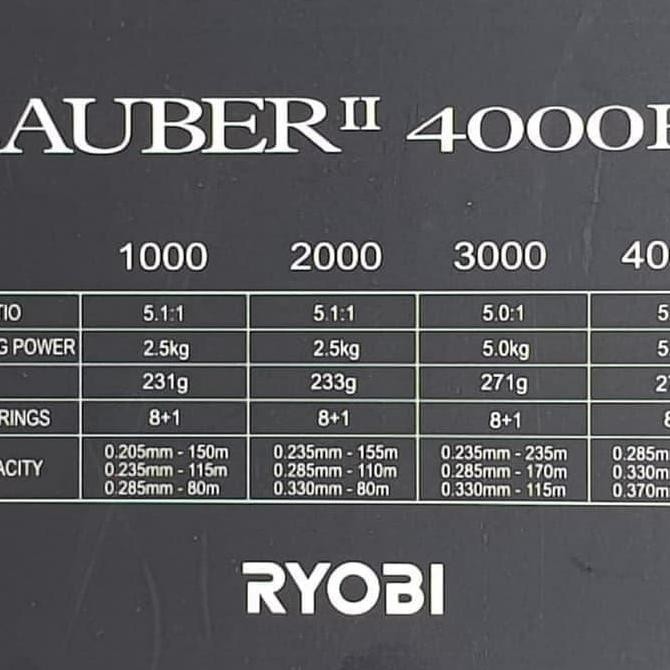 Reel Ryobi Zauber II 4000HP