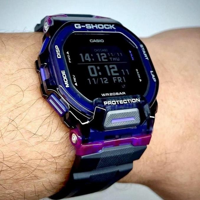 Casio G-Shock Gbd-200Sm-1A6Dr / Gshock Gbd200Sm-1A6 Original & Garansi