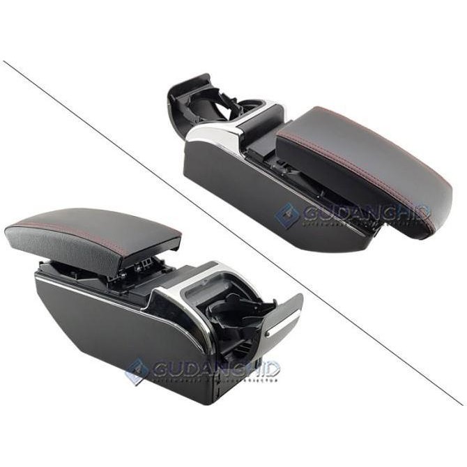 Armrest Mobil Toyota Avanza Daihatsu Xenia 2003 2011 USB Charger LED