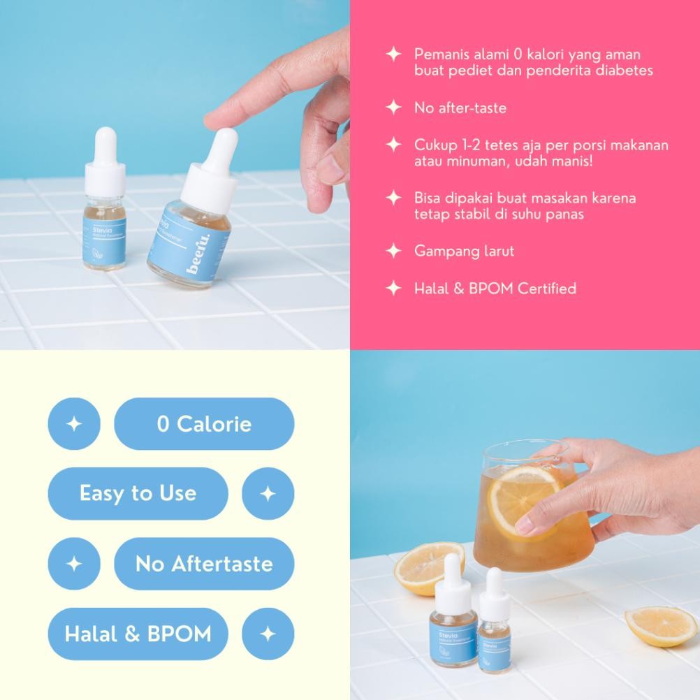 

Beeru Stevia Pemanis Alami Paket Dobel - 0 Kalori