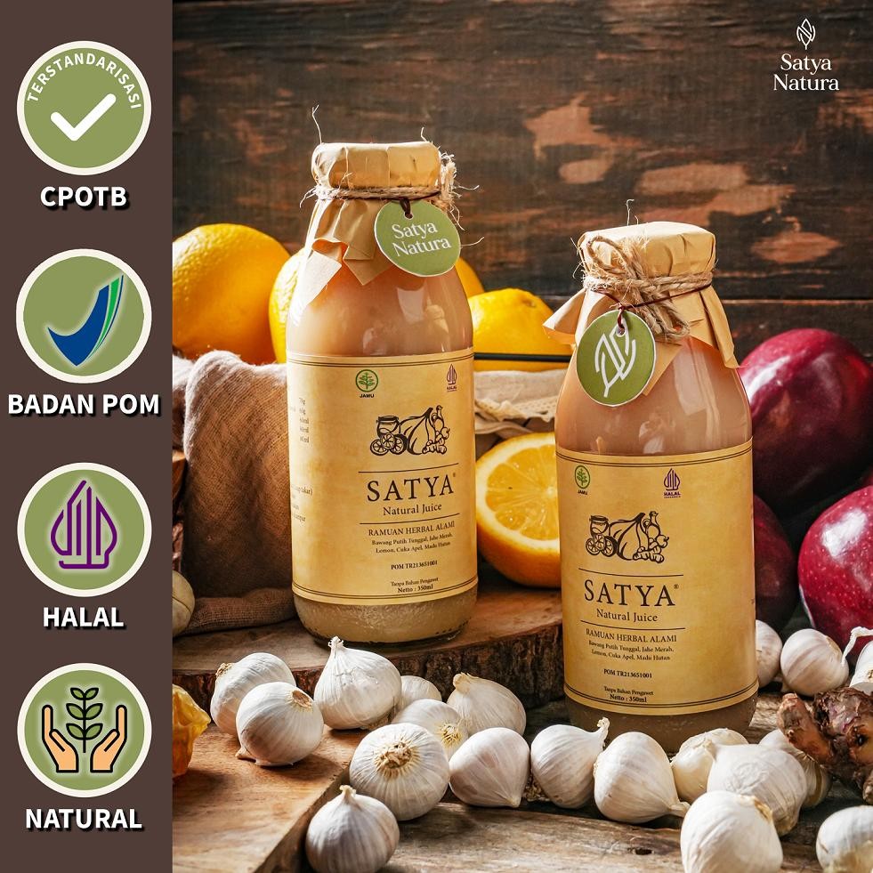 

Satya Natural Juice (Paket 2 Botol) Jus Bawang Putih Tunggal Bpom Tr