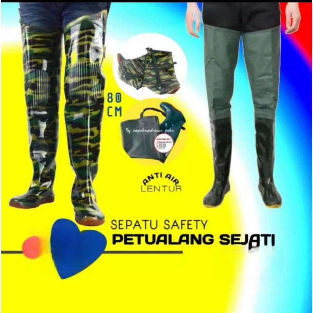 Sepatu Boot Boots But Pria Wanita Dewasa Sawah Petani Nelayan Kebun Rawa Tambak Mancing Kebun Karet 