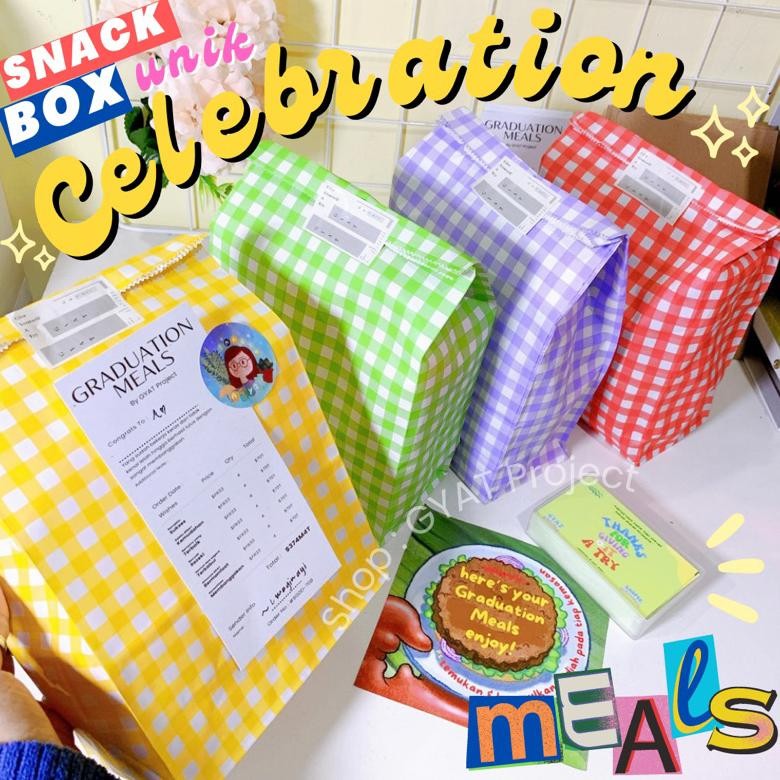

Celebration Meals Tema Patrick - Snack Box 6 Warna By Gyat Project Hampers Snack Gift Box Jajan Kado Cowok Cewek Kado Pacar Hadiah Unik Kado Ultah Kado Wisuda Kado Anniversary Hampers Murah Set Alat Makan Kado Sahabat Graduation Gift Birthday Gift Lucu
