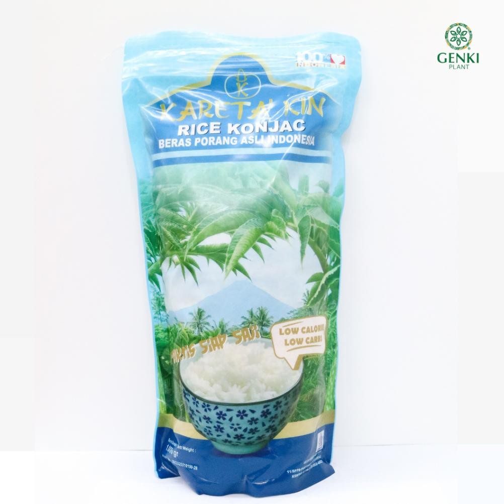 

Kareta Kin Beras Porang / Konjac Rice / Shirataki Rice - 1 Kg