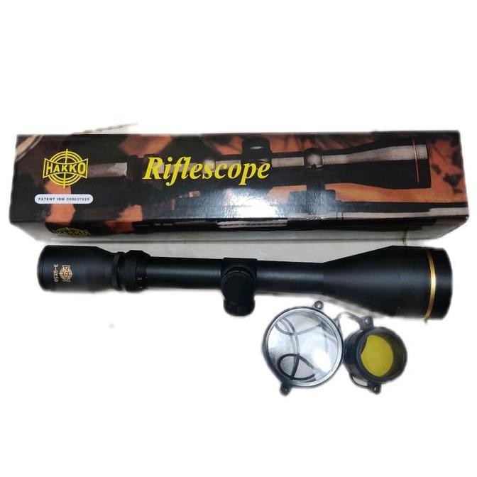 TELESKOP HAKKO RING GOLD 3-9X50 RETICLE MILDOT Teropong